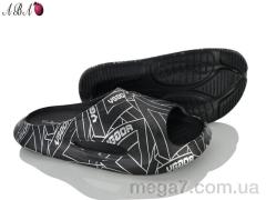 Шлепки, Aba оптом T2320-9 black