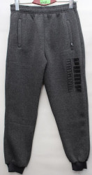 Спортивные штаны юниор на флисе (gray) оптом 02594687 005-45