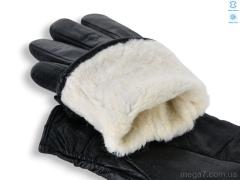 Перчатки, Королева оптом 0610Ж шкіра вовна black