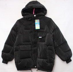Куртки зимние юниор (black) оптом 32149750 02-12