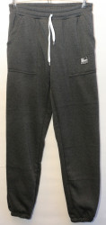 Спортивные штаны женские на флисе (серый) оптом 68501279 01-3