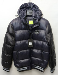 Куртки зимние мужские (синий-черный) оптом 80352417 ОК23130-39