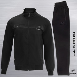 Спортивные костюмы мужские TR БАТАЛ (черный) оптом 27065914 TR23-2227-E01-31