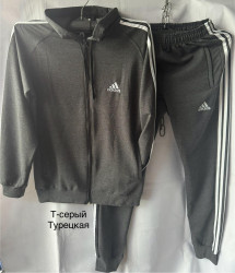 Спортивные костюмы мужские (темно-серый) оптом 93051782 02 -1