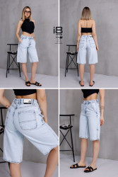 Шорты женские джинсовые оптом 84305172 52620