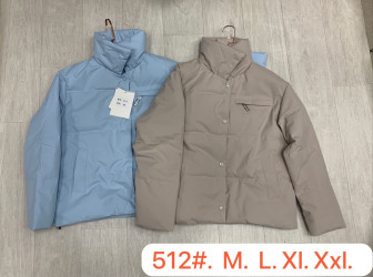 Куртки демисезонные женские (бежевый) оптом 57349012 512-2