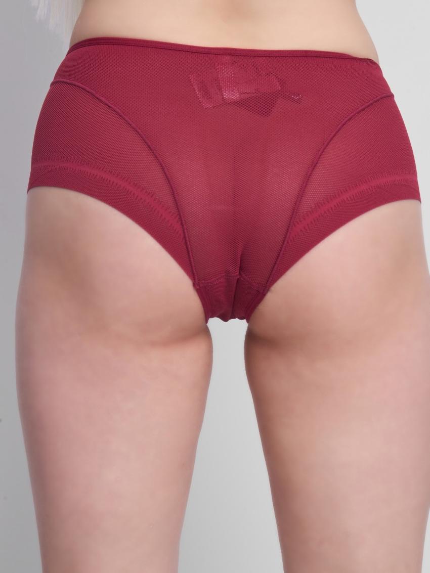 Трусы женские Acousma P6509H (  бордовый  6 шт. )