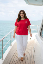 Футболки женские БАТАЛ оптом 70862534 2607-41