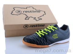 Футбольная обувь, Restime оптом Restime DMB20810 black-lime