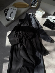 Комбинезоны женские на флисе (черный) оптом 02379561 241-45