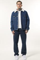Куртки джинсовые зимние мужские I8DENIM оптом 92140576 575-137