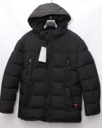 Куртки зимние мужские БАТАЛ (black) оптом 01297534 А1-15