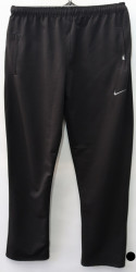 Спортивные штаны мужские БАТАЛ (black) оптом 71693804 09-45
