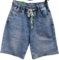 Шорти джинсові жіночі БАТАЛ оптом FANGSIDA
