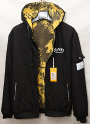 Куртки двусторонние мужские (black) БАТАЛ оптом 21056847 BL-011-71