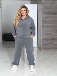 Спортивні костюми жіночі на флісі БАТАЛ оптом IRMA STYIL