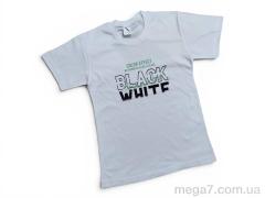 Футболка, Kids-modnik оптом 2622 BLACK-WHITE білий