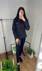 Куртки-пуховик женские SPORTS (black) оптом 86147952 Е16-1