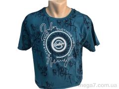 Футболка, TurkishBrend оптом 23008 бірюзовий