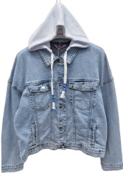 Куртки джинсовые женские DKNSEL БАТАЛ оптом 84062397 501-111