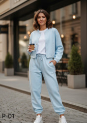 Спортивные костюмы женские оптом 95076423 Р-01-16