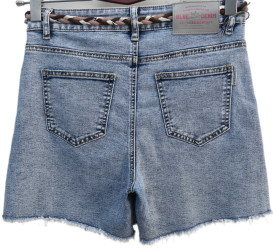 Шорты джинсовые женские DERUN ПОЛУБАТАЛ оптом 98065213 7059-44