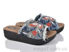 Шлепки, Makers Shoes оптом Gold Star метелик синій