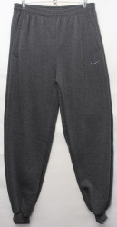 Спортивные штаны мужские БАТАЛ на флісі (grey) оптом 40692581 03-17
