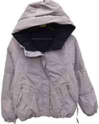 Куртки демисезонні двосторонні жіночі БАТАЛ оптом