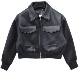 Куртки кожзам женские оптом 85731690 D1-1-1