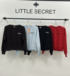 Свитшоты женские (шоколад) оптом 02749681 3025-4