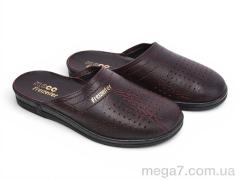 Шлепки, Rai shoes оптом 95080501 бордовий