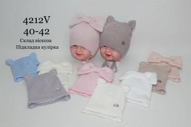 Шапки детские оптом 54901632 4212-36