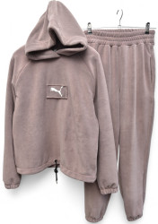 Спортивные костюмы женские на флисе оптом 72054981 785-20