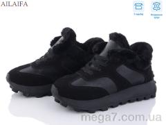 Кроссовки, Ailaifa оптом 2312a black