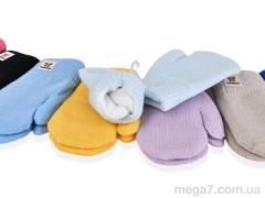Варежки, RuBi оптом 1612M mix
