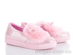 Слипоны, Ok Shoes оптом 1444-1 pink