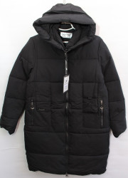 Куртки зимние женские YANUFEZI (черный) оптом 61475293 222-50