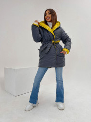 Куртки двусторонние зимние женские оптом Yanush  15203694 30444-3