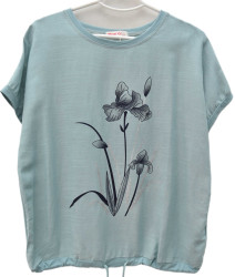 Футболки женские БАТАЛ оптом 71908452 7613-121