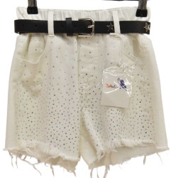 Шорты джинсовые подростковые оптом 31798560 9120-1-455