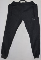 Спортивные штаны подростковые на флисе (gray) оптом 90138674 06-72