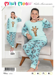 Ночные пижамы детские на флисе оптом 41635287 7003-24