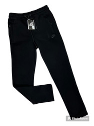 Спортивные штаны мужские на флисе (черный) оптом Турция 76923018 18-75