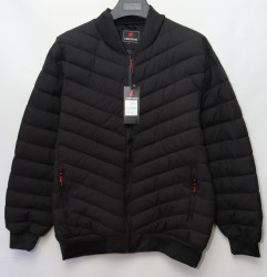Куртки мужские LINKEVOGUE БАТАЛ (black) оптом 51478269 2310-74