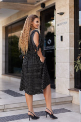 Сукні жіночі БАТАЛ (чорний) оптом