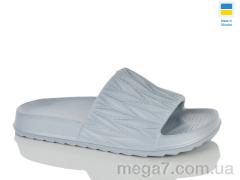 Шлепки, DeMur оптом W681 сірий