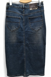 Спідниці джинсові жіночі DKNSEL БАТАЛ оптом 