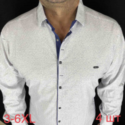 Рубашки мужские PAUL SEMIH БАТАЛ оптом 74589201 03-50