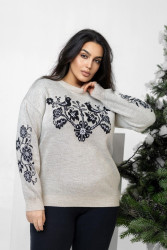 Свитера женские СУПЕР БАТАЛ оптом 96301782 69-11